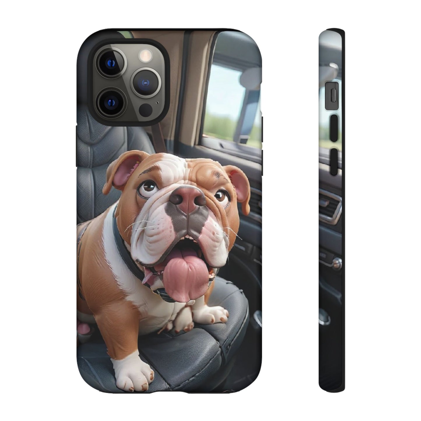 Bulldog Phone Case iPhones | Tough Cases for Animal Lovers, Cute Dog Design, Pet Gift, Phone Accessories, Dog Mom Essentials