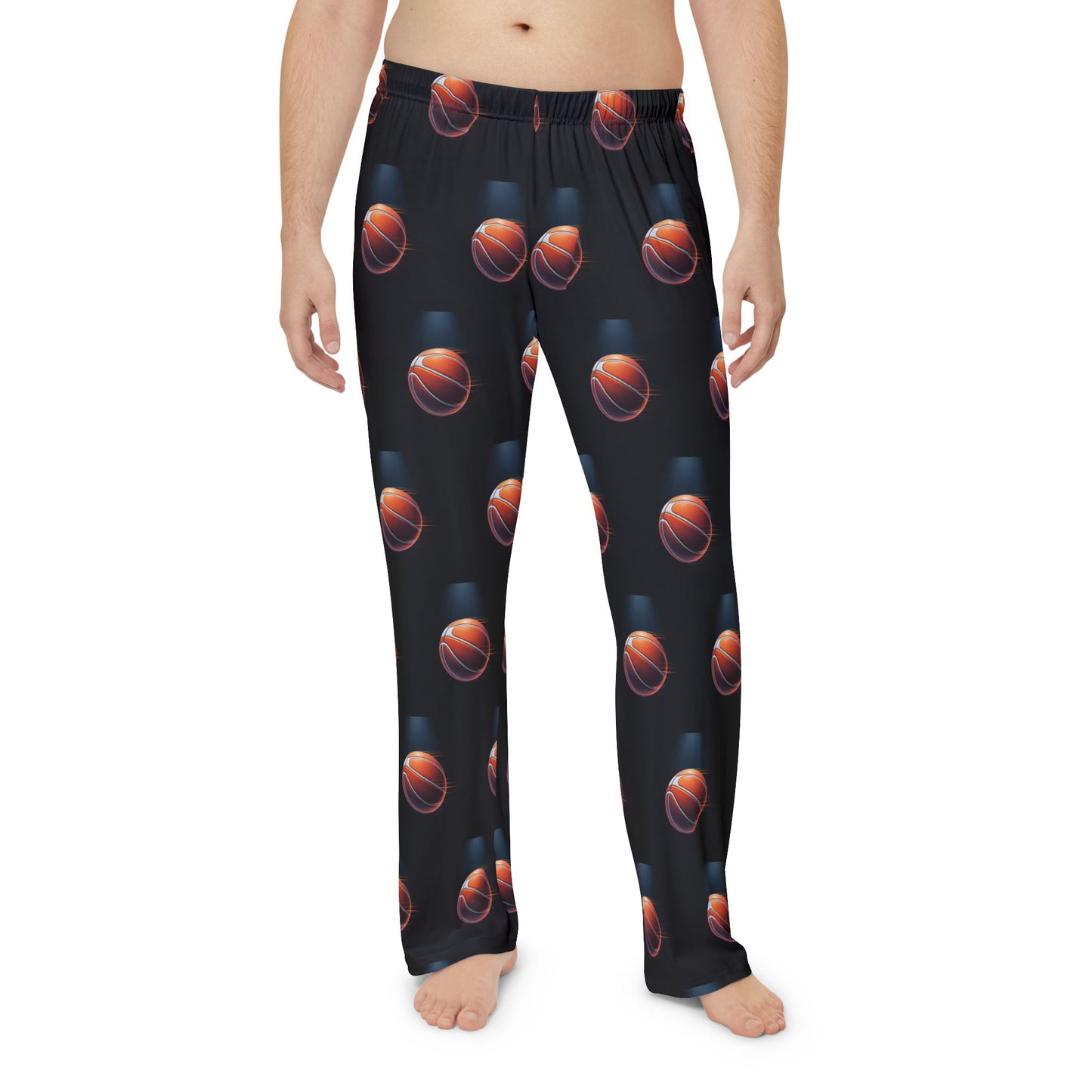 Basketball Men's Pajama Pants | Comfortable Loungewear for Sports Fans | Gifts for Him, Sleepwear, Relaxation, Sports Theme