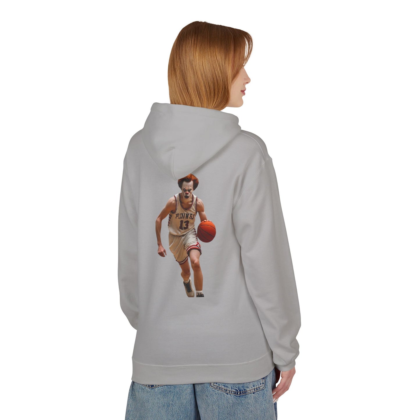 Clowning Around Fleece Hoodie - Perfect Gift for Sports Lovers, Athletes, Team Merch, Inspirational Apparel, Birthday & Game Day