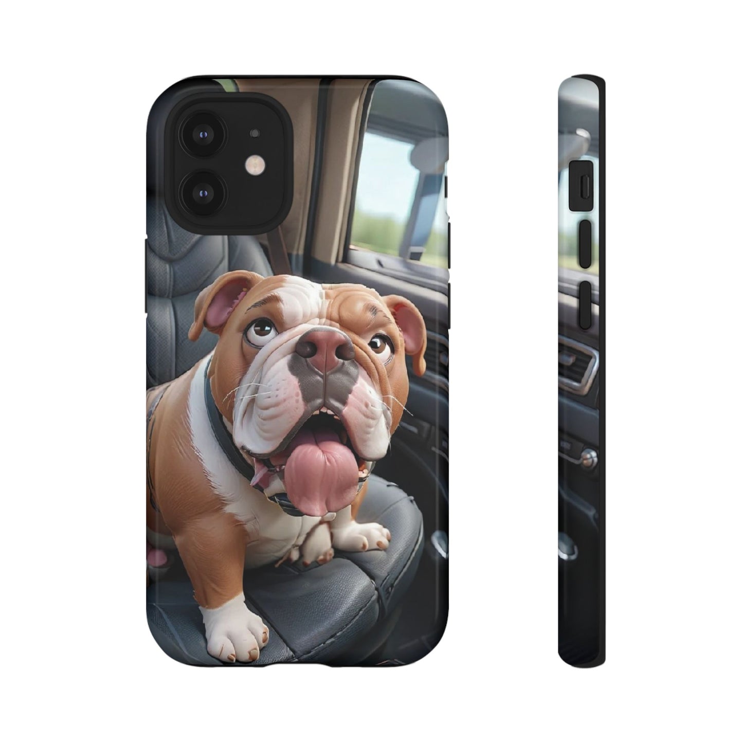 Bulldog Phone Case iPhones | Tough Cases for Animal Lovers, Cute Dog Design, Pet Gift, Phone Accessories, Dog Mom Essentials