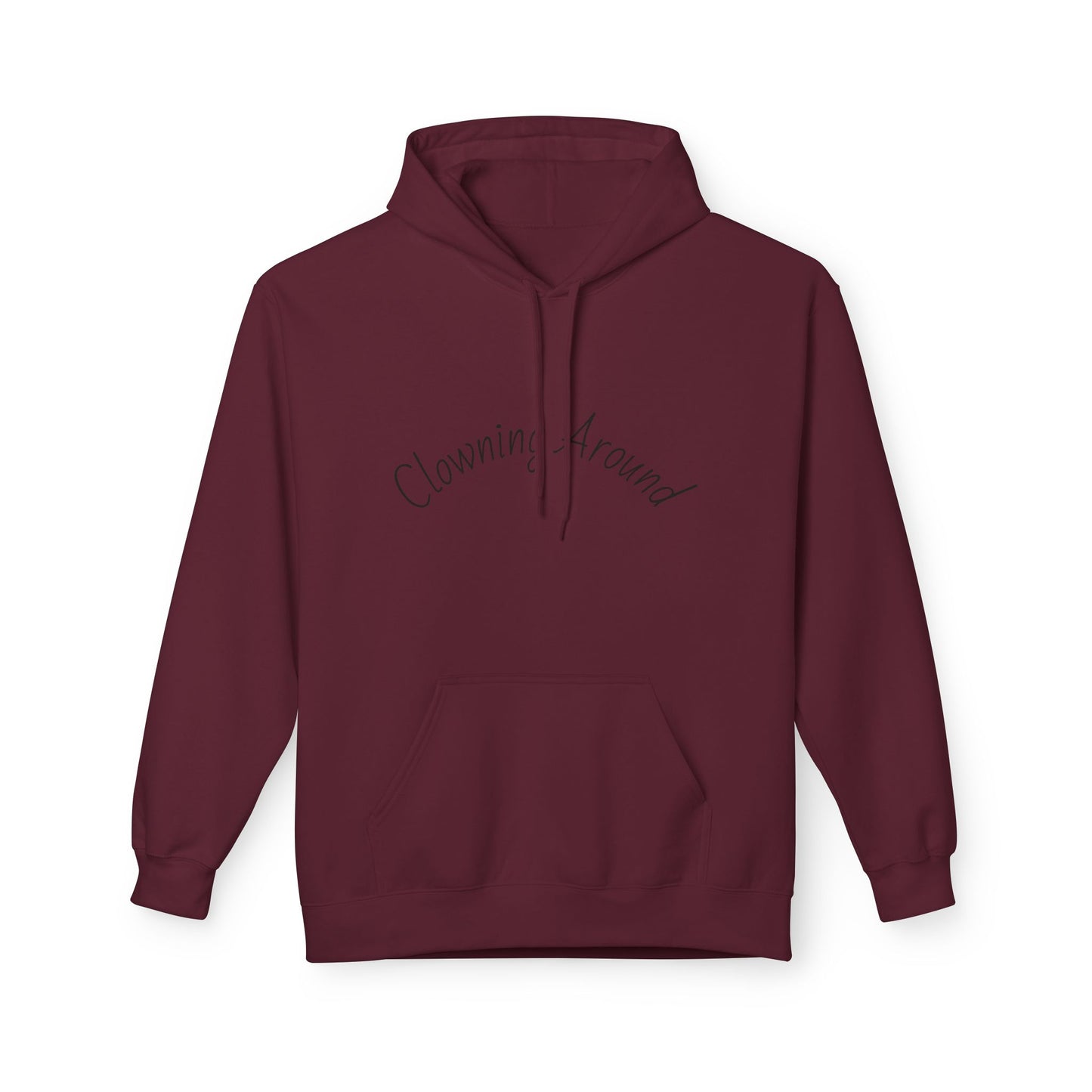 Clowning Around Fleece Hoodie - Perfect Gift for Sports Lovers, Athletes, Team Merch, Inspirational Apparel, Birthday & Game Day
