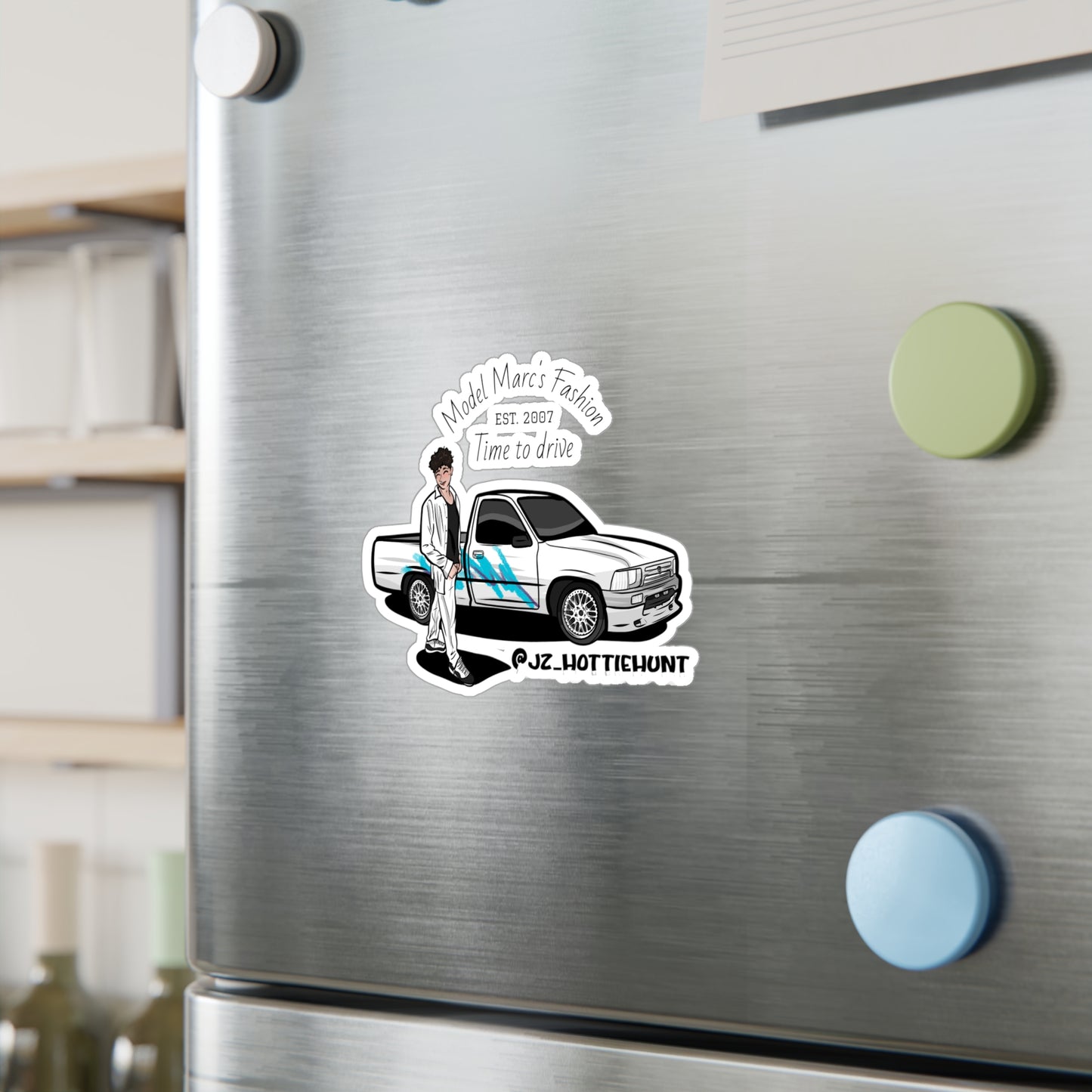 Car Enthusiast Kiss-Cut Vinyl Decals, Custom Stickers for Vehicle, Gift for Him, Truck Lover Decoration, Cool Auto Sticker Pack