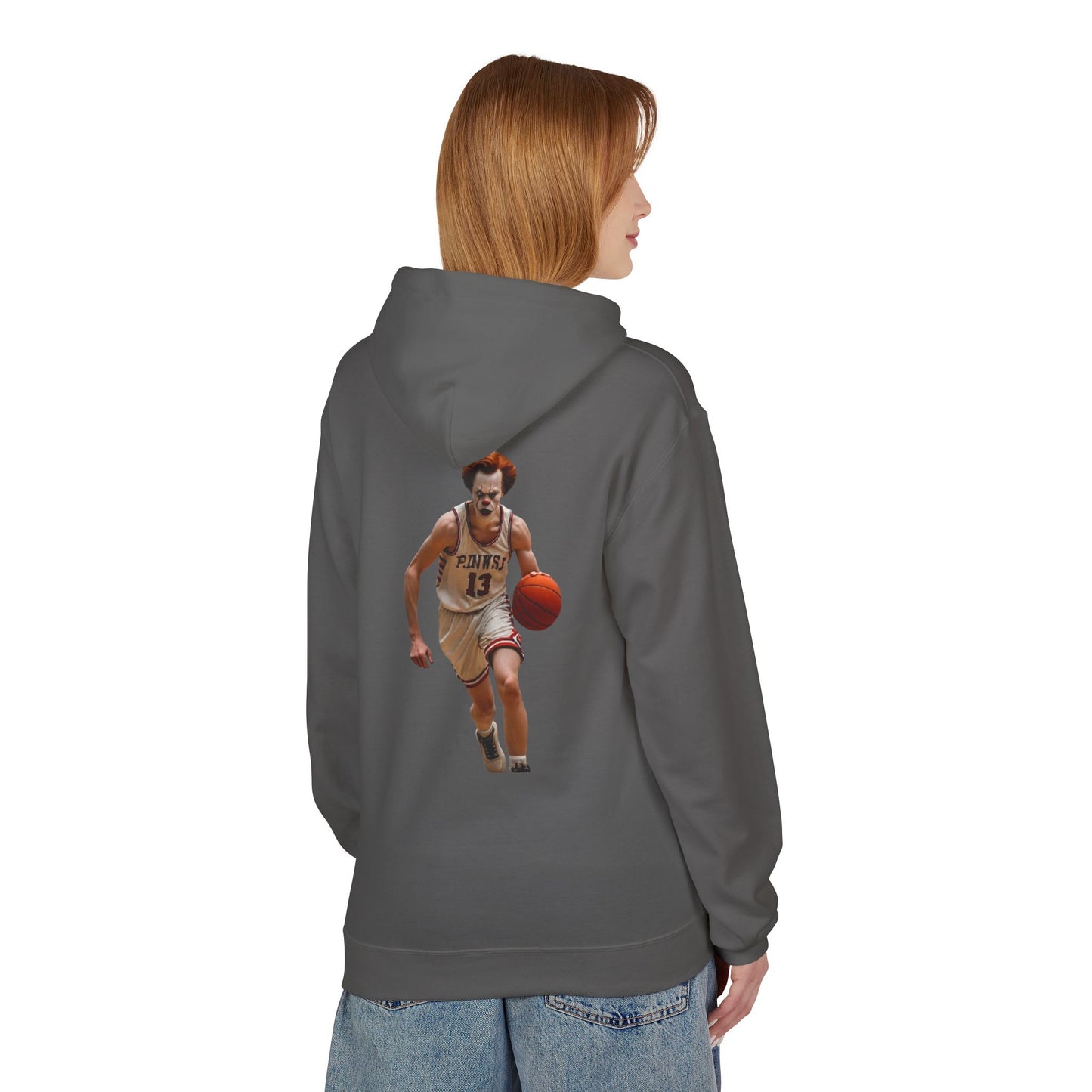 Clowning Around Fleece Hoodie - Perfect Gift for Sports Lovers, Athletes, Team Merch, Inspirational Apparel, Birthday & Game Day