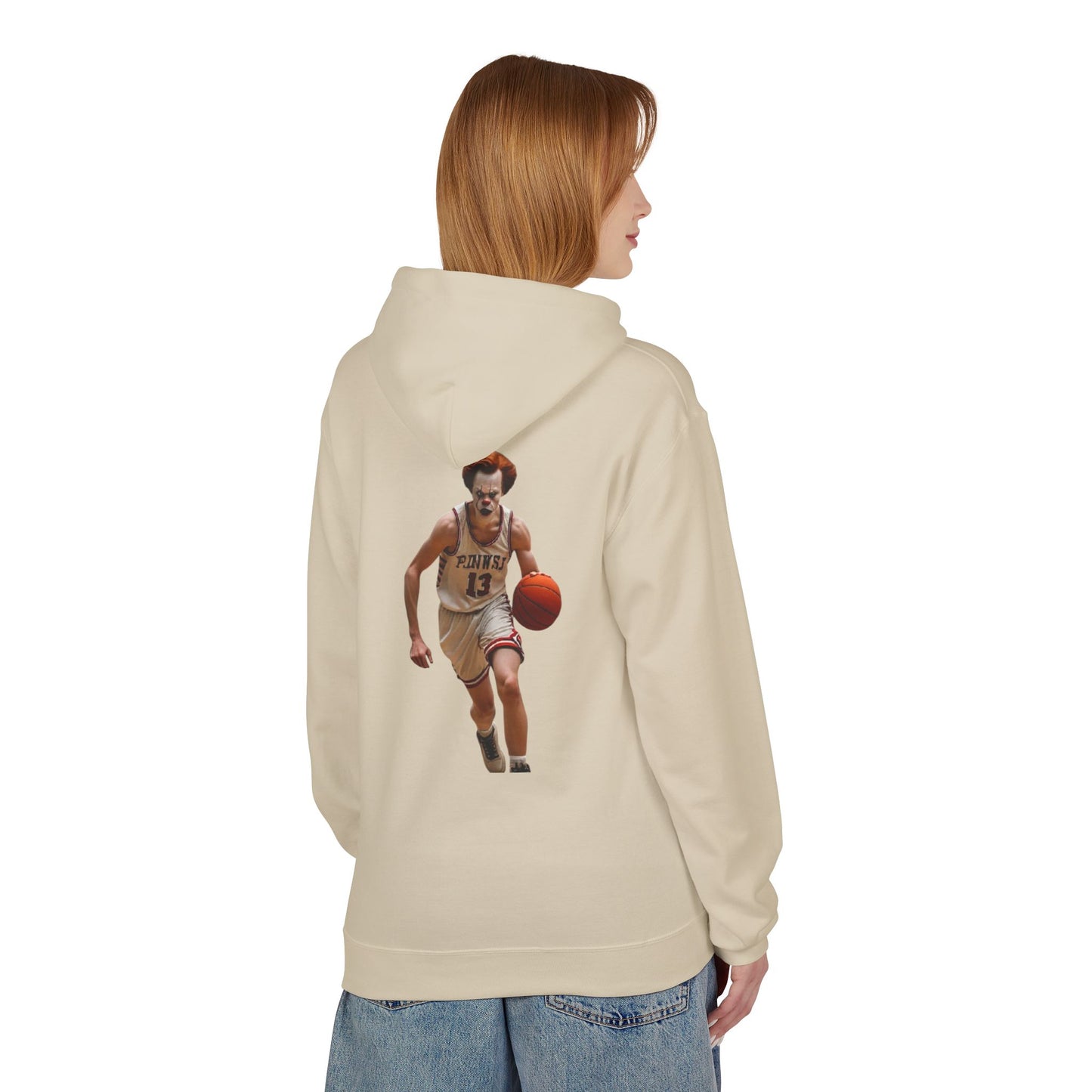 Clowning Around Fleece Hoodie - Perfect Gift for Sports Lovers, Athletes, Team Merch, Inspirational Apparel, Birthday & Game Day