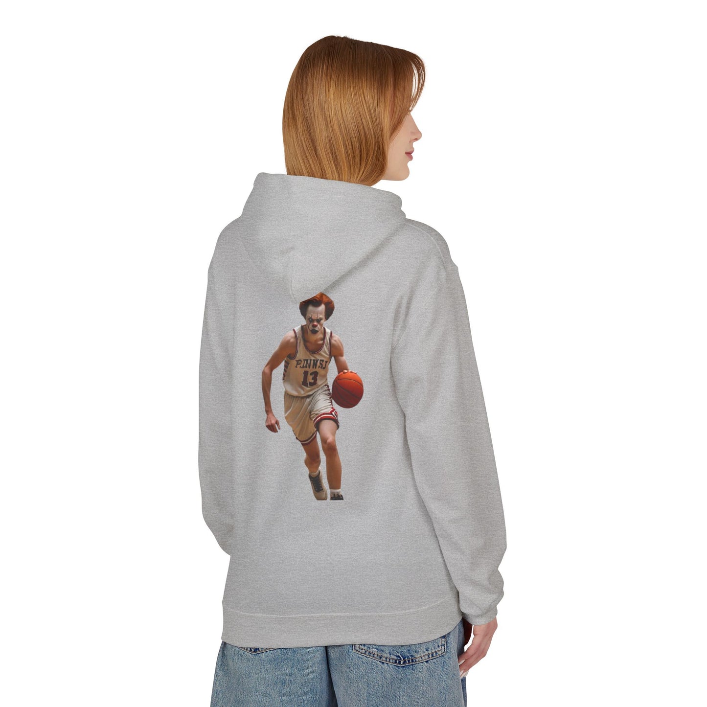 Clowning Around Fleece Hoodie - Perfect Gift for Sports Lovers, Athletes, Team Merch, Inspirational Apparel, Birthday & Game Day