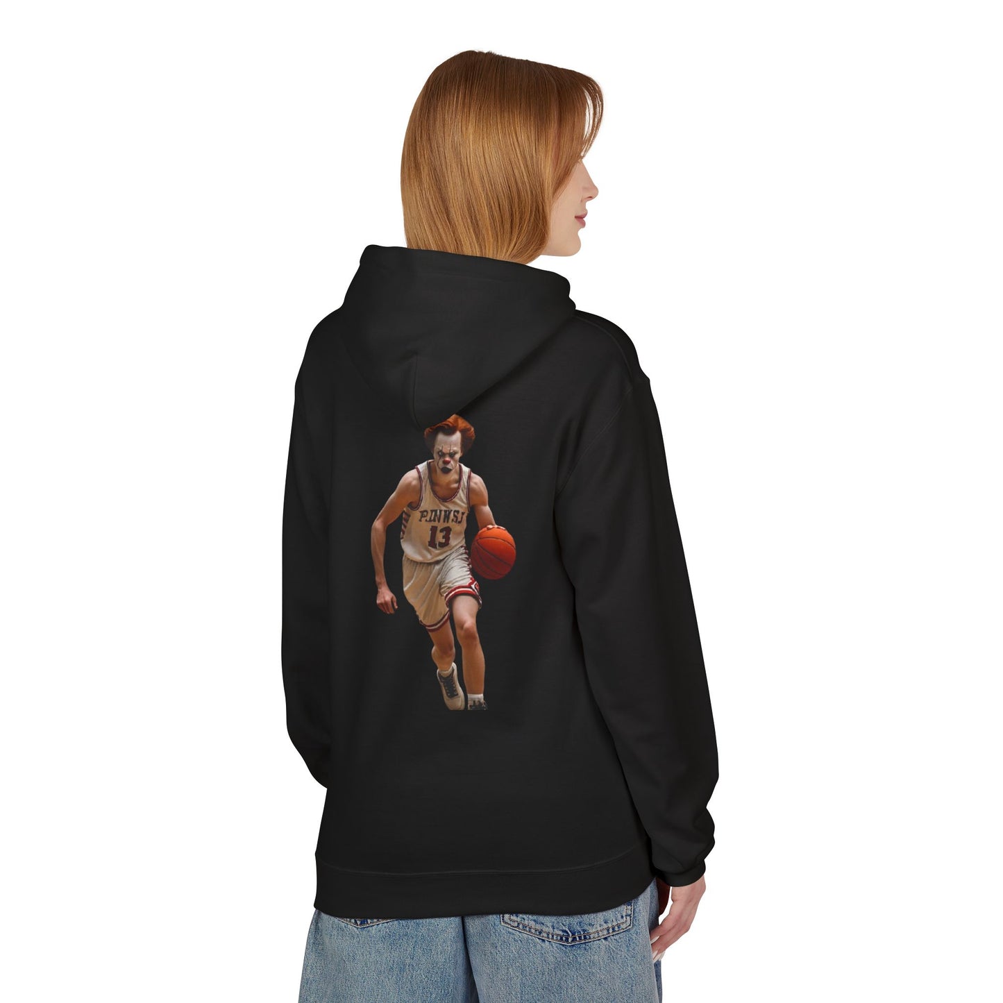 Clowning Around Fleece Hoodie - Perfect Gift for Sports Lovers, Athletes, Team Merch, Inspirational Apparel, Birthday & Game Day