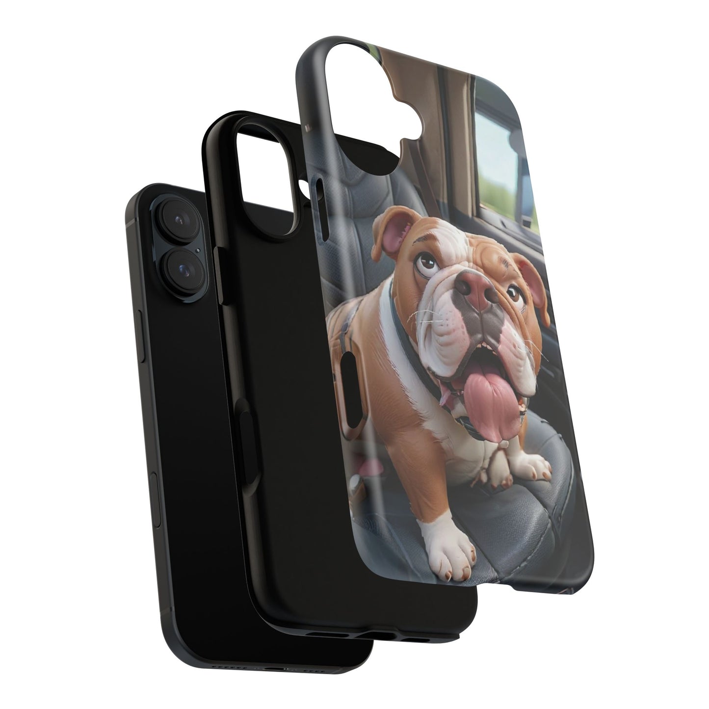 Bulldog Phone Case iPhones | Tough Cases for Animal Lovers, Cute Dog Design, Pet Gift, Phone Accessories, Dog Mom Essentials