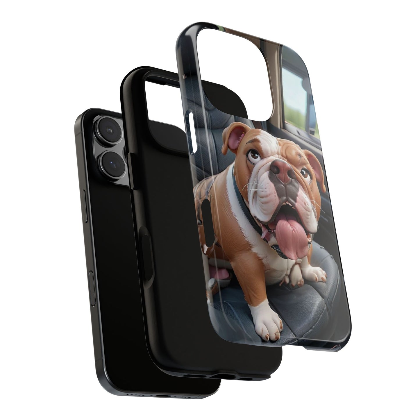 Bulldog Phone Case iPhones | Tough Cases for Animal Lovers, Cute Dog Design, Pet Gift, Phone Accessories, Dog Mom Essentials