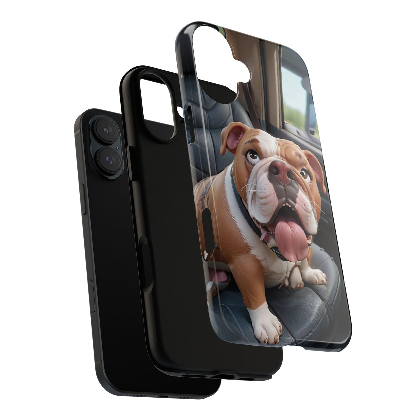 Bulldog Phone Case iPhones | Tough Cases for Animal Lovers, Cute Dog Design, Pet Gift, Phone Accessories, Dog Mom Essentials