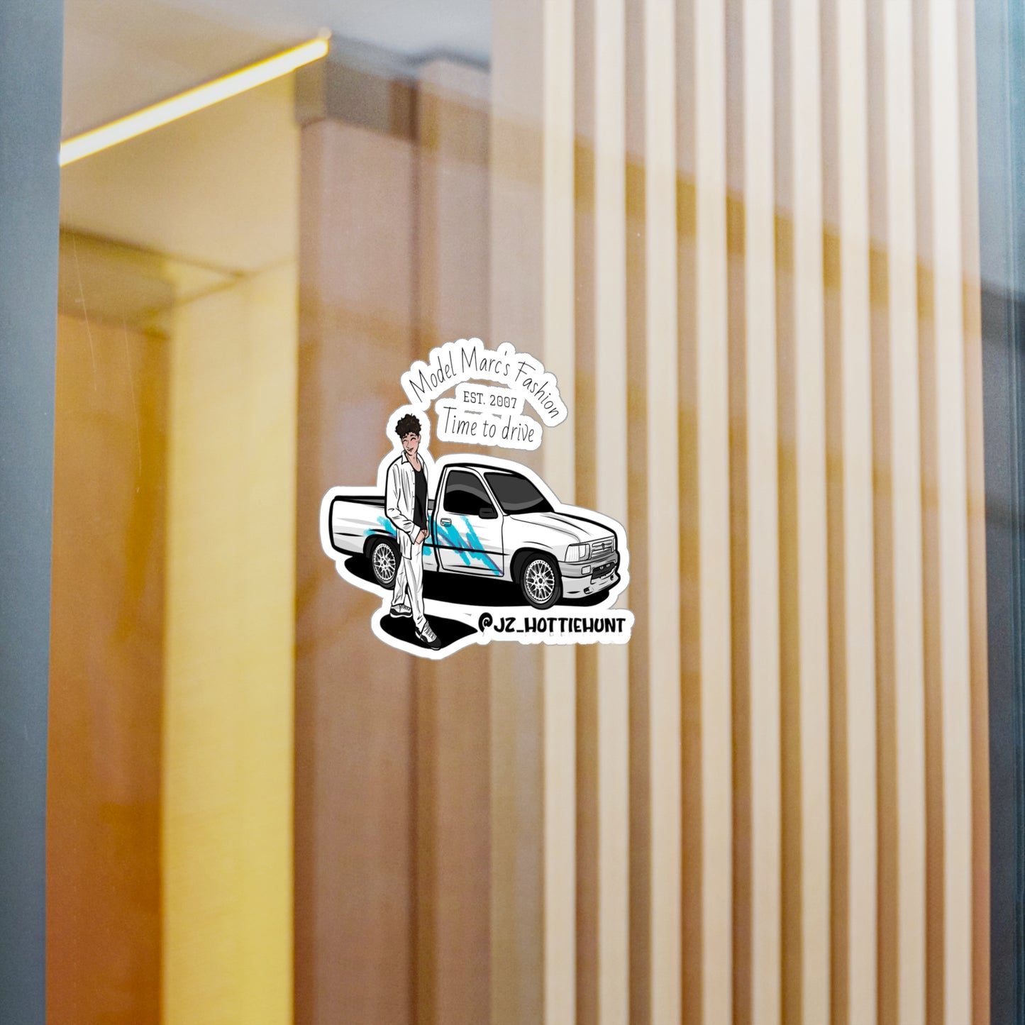 Car Enthusiast Kiss-Cut Vinyl Decals, Custom Stickers for Vehicle, Gift for Him, Truck Lover Decoration, Cool Auto Sticker Pack