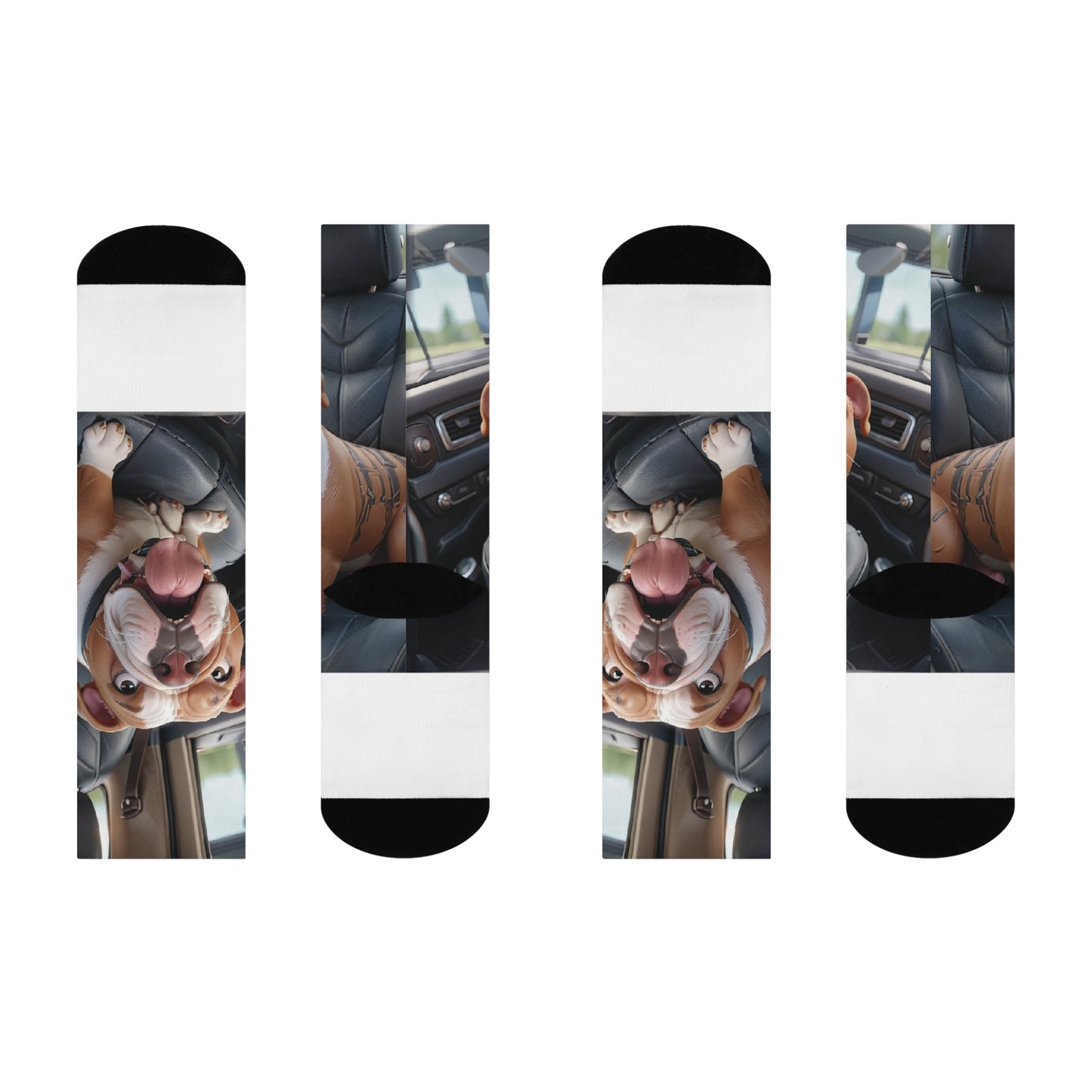 Dog Lover Cushioned Crew Socks | Cute Pet Socks for Comfort, Animal Gifts, Dog-Themed Apparel, Everyday Wear, Pet Owner Accessories
