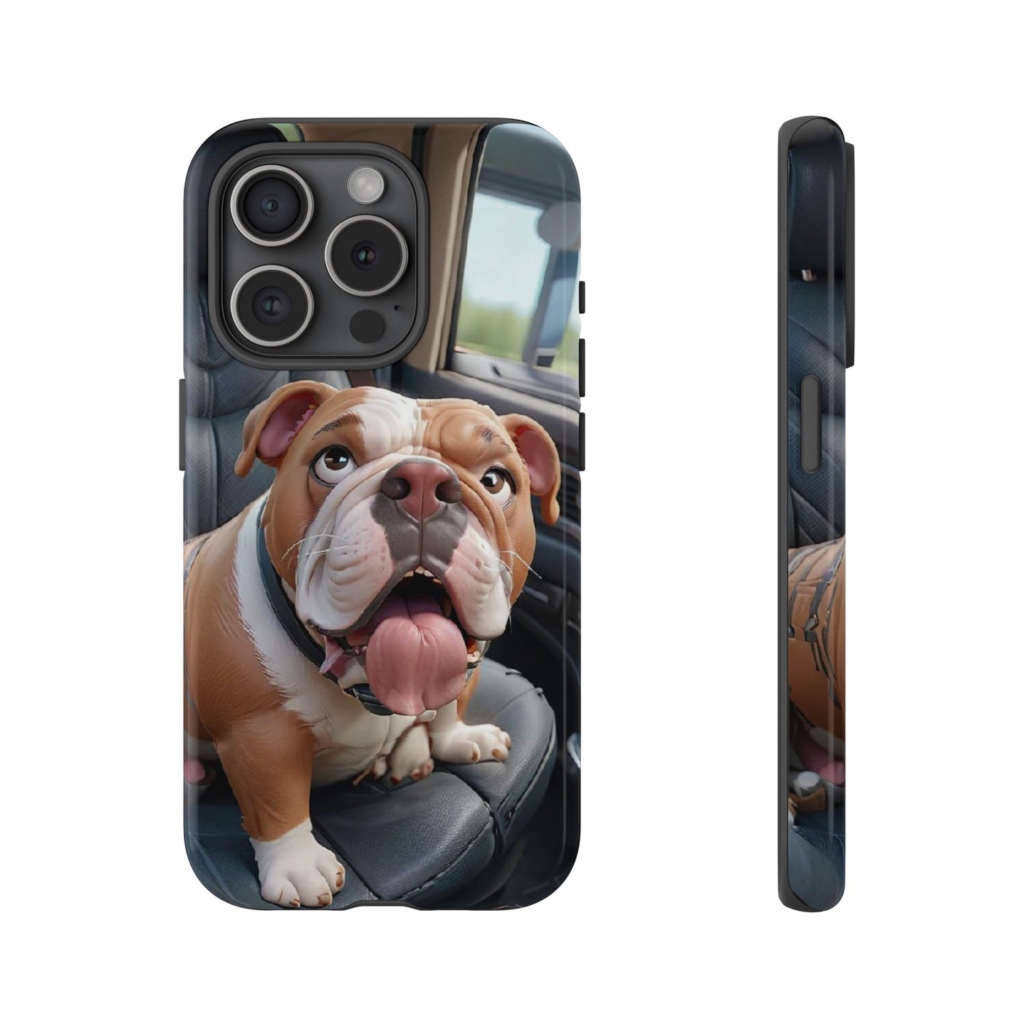 Bulldog Phone Case iPhones | Tough Cases for Animal Lovers, Cute Dog Design, Pet Gift, Phone Accessories, Dog Mom Essentials