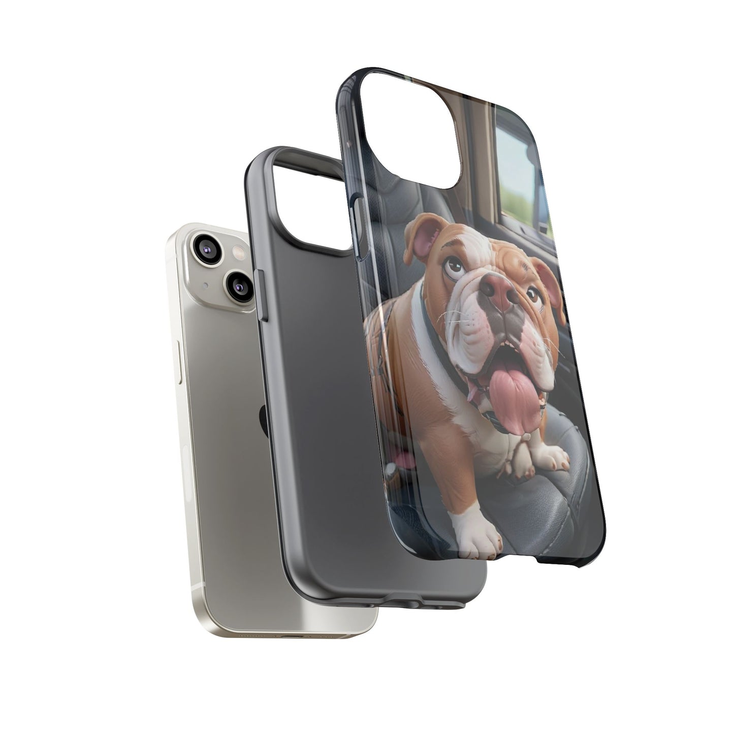Bulldog Phone Case iPhones | Tough Cases for Animal Lovers, Cute Dog Design, Pet Gift, Phone Accessories, Dog Mom Essentials