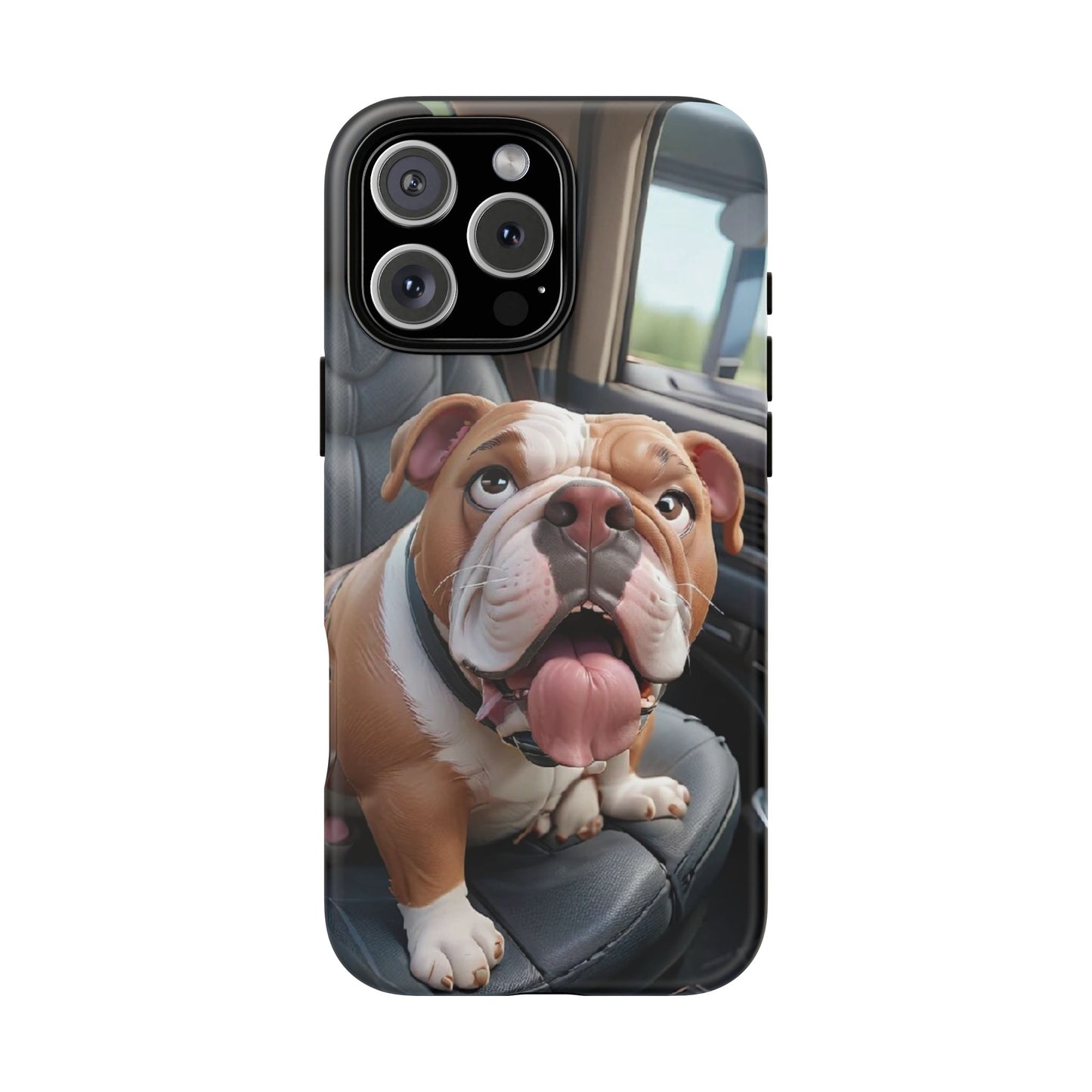 Bulldog Phone Case iPhones | Tough Cases for Animal Lovers, Cute Dog Design, Pet Gift, Phone Accessories, Dog Mom Essentials