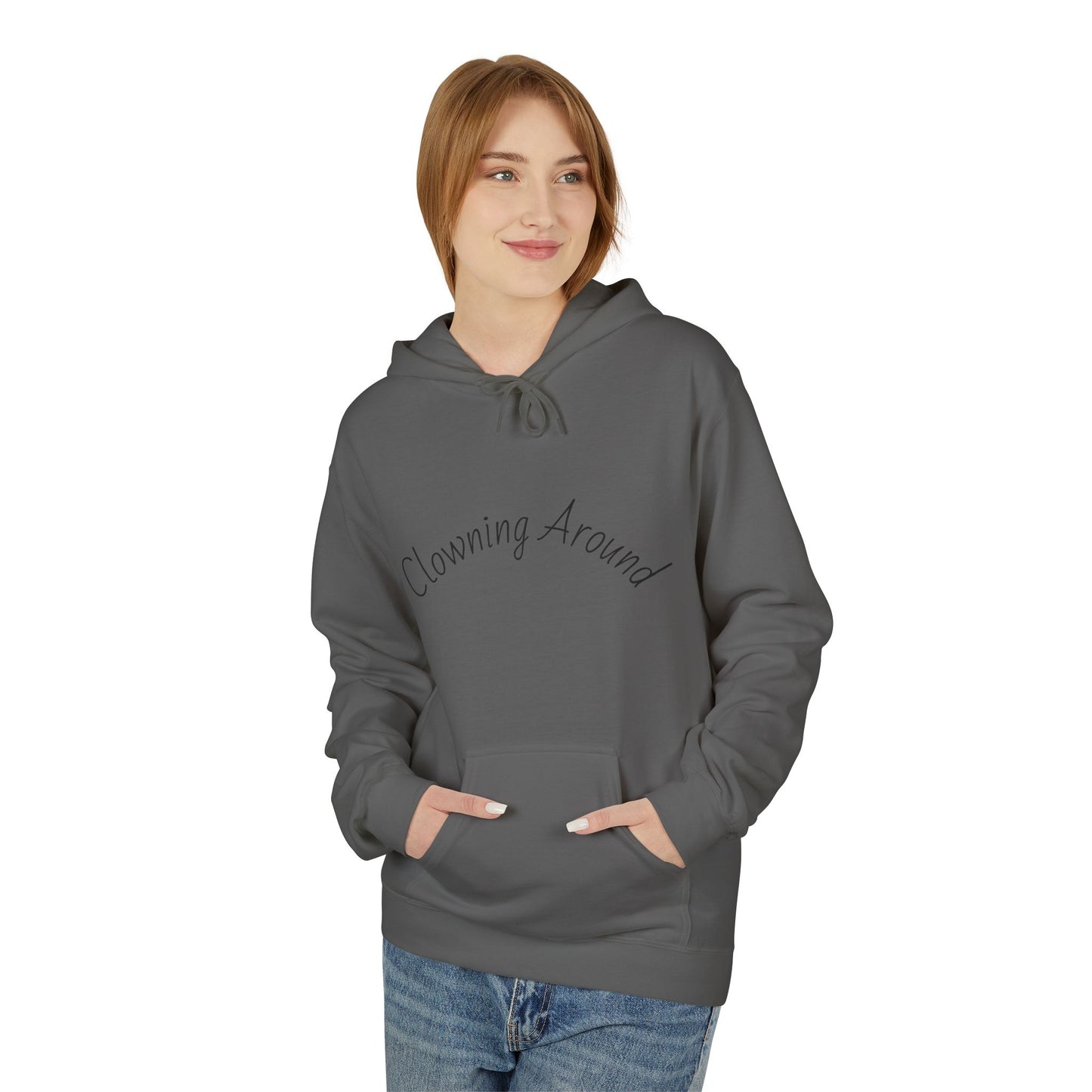 Clowning Around Fleece Hoodie - Perfect Gift for Sports Lovers, Athletes, Team Merch, Inspirational Apparel, Birthday & Game Day
