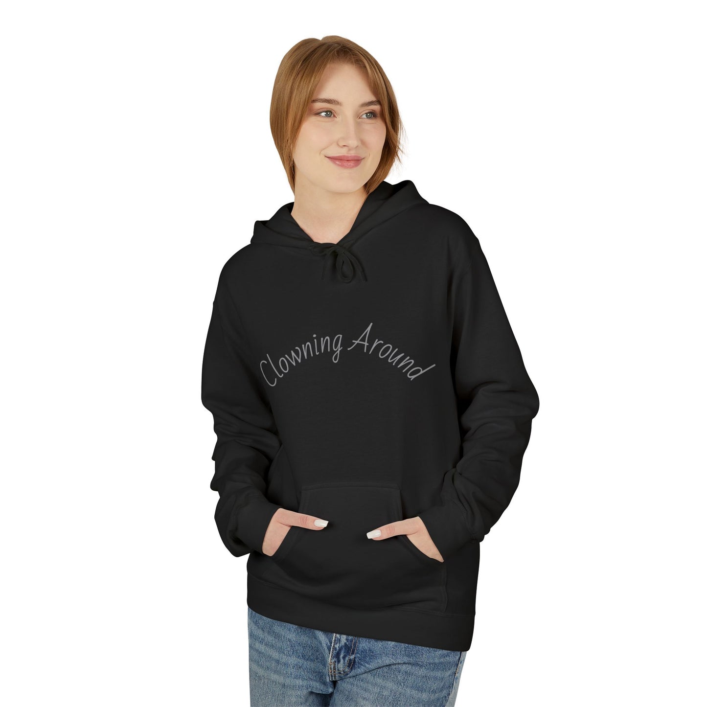 Clowning Around Fleece Hoodie - Perfect Gift for Sports Lovers, Athletes, Team Merch, Inspirational Apparel, Birthday & Game Day