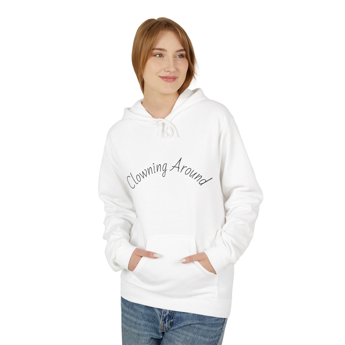 Clowning Around Fleece Hoodie - Perfect Gift for Sports Lovers, Athletes, Team Merch, Inspirational Apparel, Birthday & Game Day
