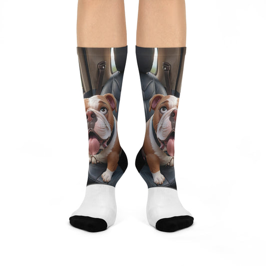 Dog Lover Cushioned Crew Socks | Cute Pet Socks for Comfort, Animal Gifts, Dog-Themed Apparel, Everyday Wear, Pet Owner Accessories