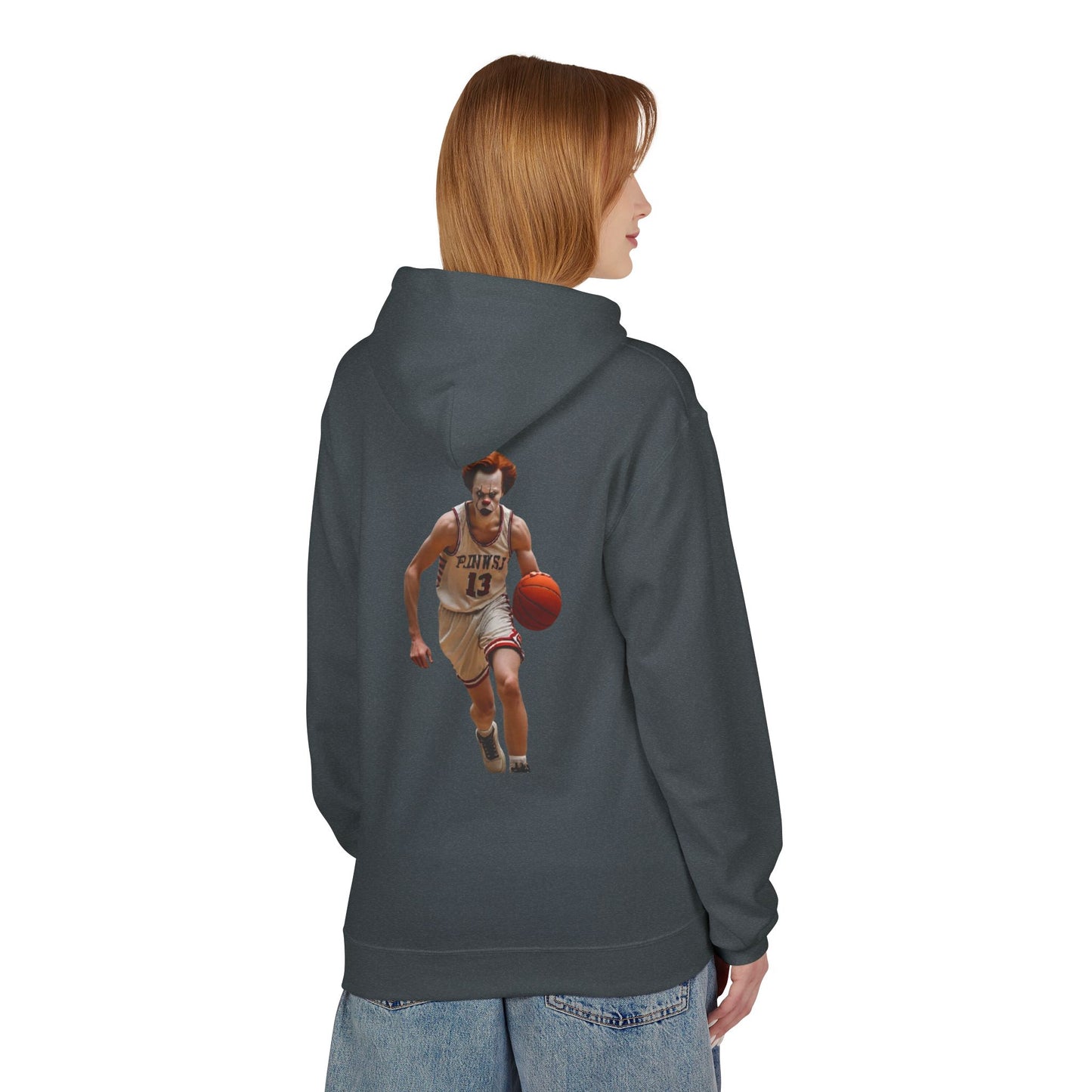 Clowning Around Fleece Hoodie - Perfect Gift for Sports Lovers, Athletes, Team Merch, Inspirational Apparel, Birthday & Game Day