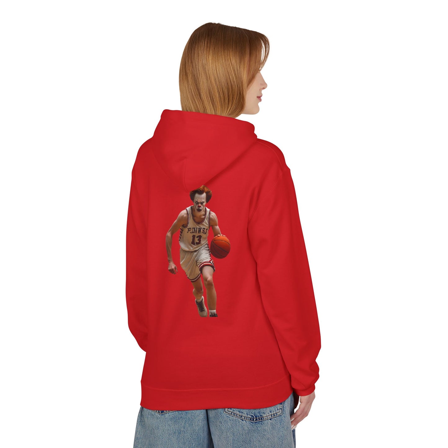 Clowning Around Fleece Hoodie - Perfect Gift for Sports Lovers, Athletes, Team Merch, Inspirational Apparel, Birthday & Game Day