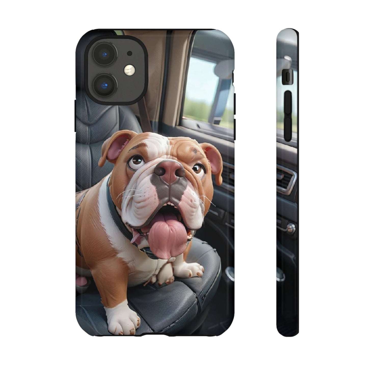 Bulldog Phone Case iPhones | Tough Cases for Animal Lovers, Cute Dog Design, Pet Gift, Phone Accessories, Dog Mom Essentials