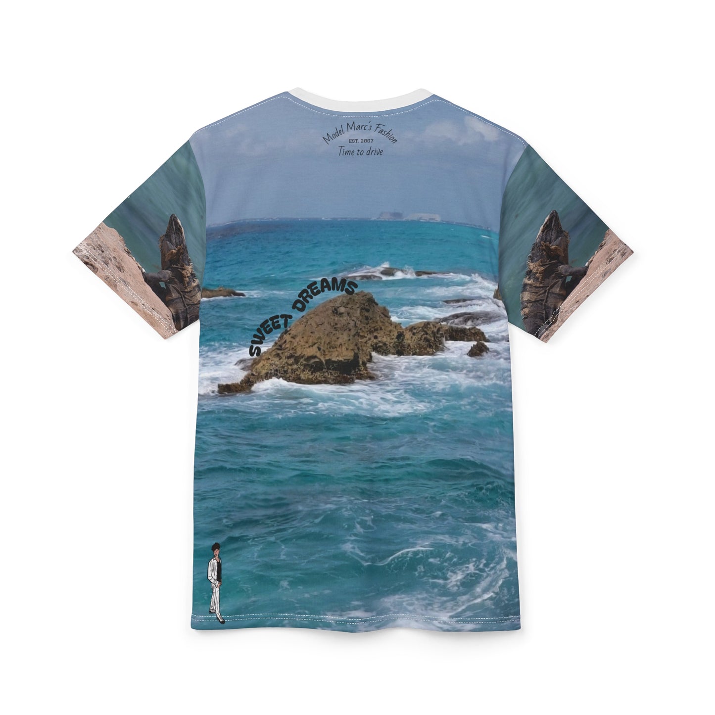 Ocean Waves Graphic Tee, Beach Vibes Shirt, Summer Fashion, Vacation Outfit, Casual Wear, Gift for Beach Lovers