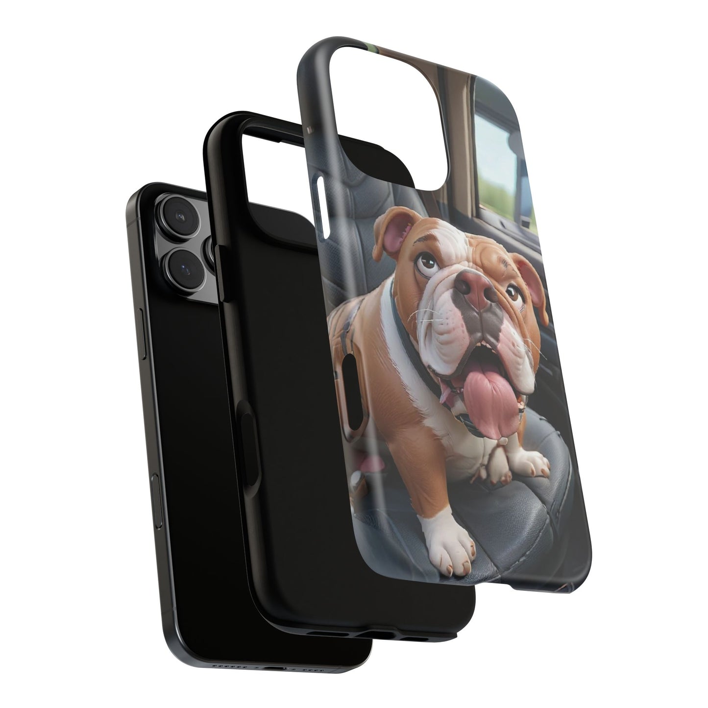 Bulldog Phone Case iPhones | Tough Cases for Animal Lovers, Cute Dog Design, Pet Gift, Phone Accessories, Dog Mom Essentials