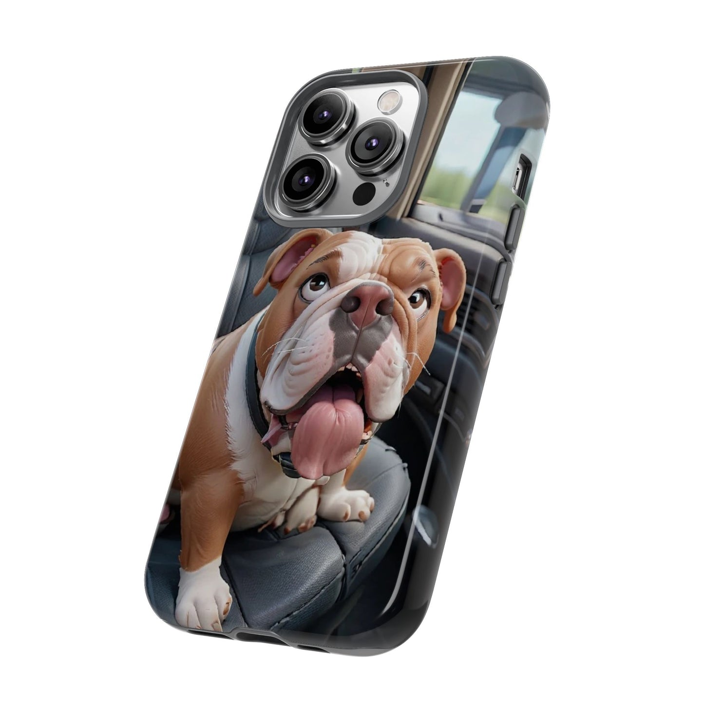 Bulldog Phone Case iPhones | Tough Cases for Animal Lovers, Cute Dog Design, Pet Gift, Phone Accessories, Dog Mom Essentials