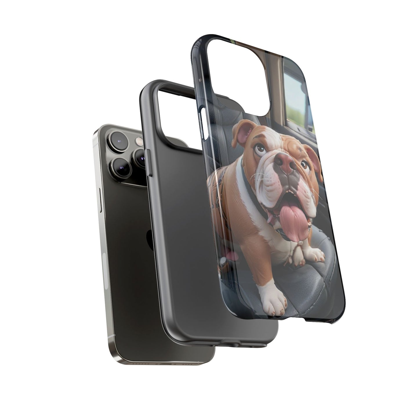 Bulldog Phone Case iPhones | Tough Cases for Animal Lovers, Cute Dog Design, Pet Gift, Phone Accessories, Dog Mom Essentials