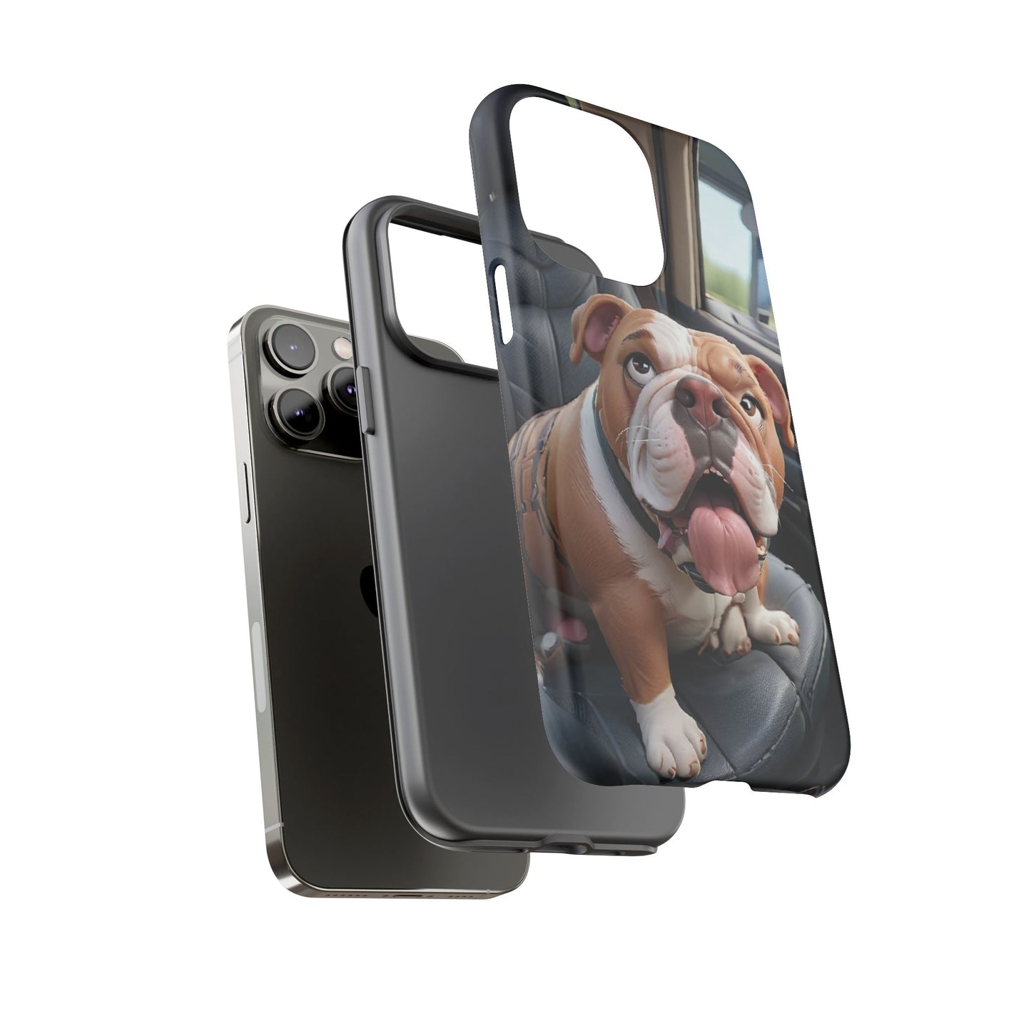 Bulldog Phone Case iPhones | Tough Cases for Animal Lovers, Cute Dog Design, Pet Gift, Phone Accessories, Dog Mom Essentials