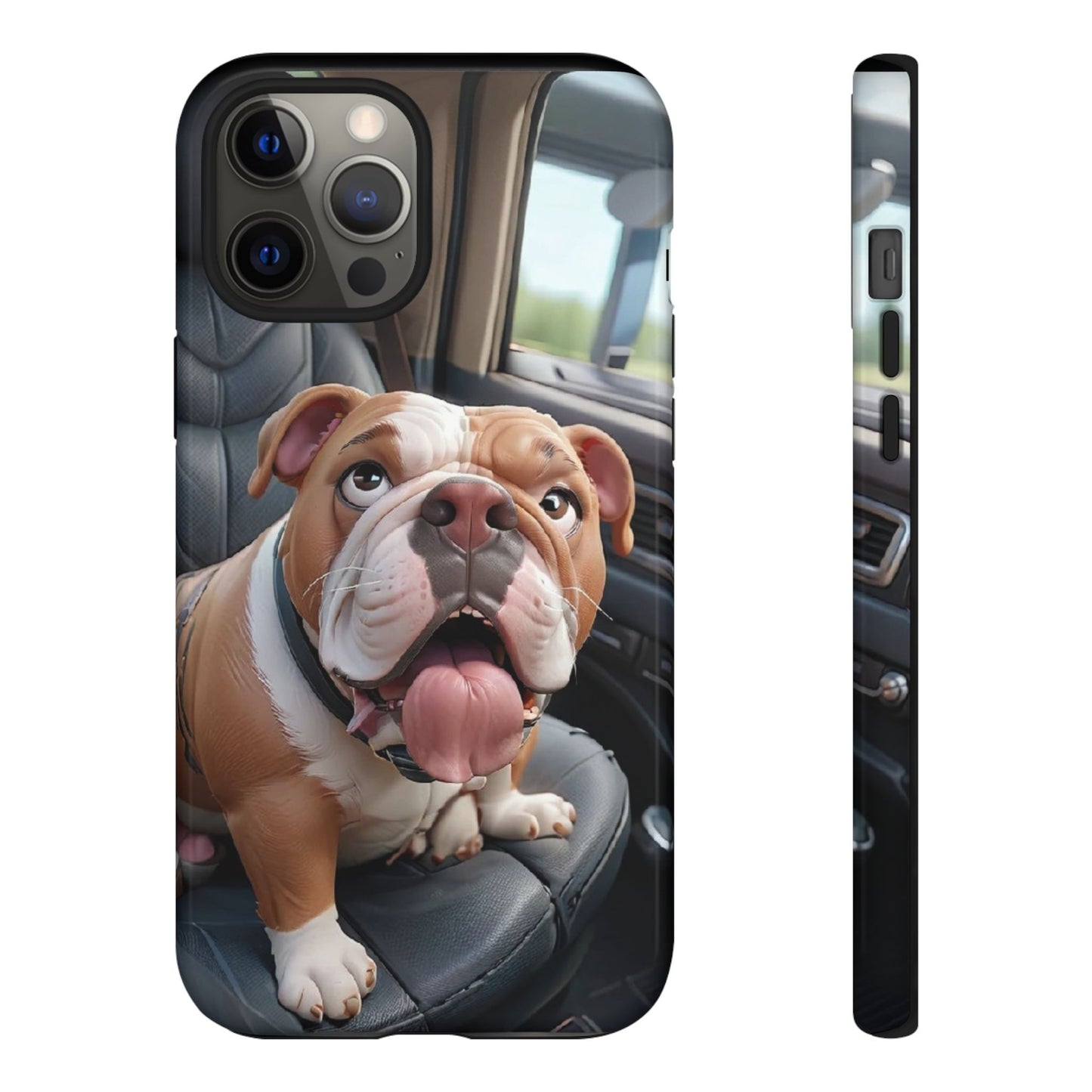 Bulldog Phone Case iPhones | Tough Cases for Animal Lovers, Cute Dog Design, Pet Gift, Phone Accessories, Dog Mom Essentials