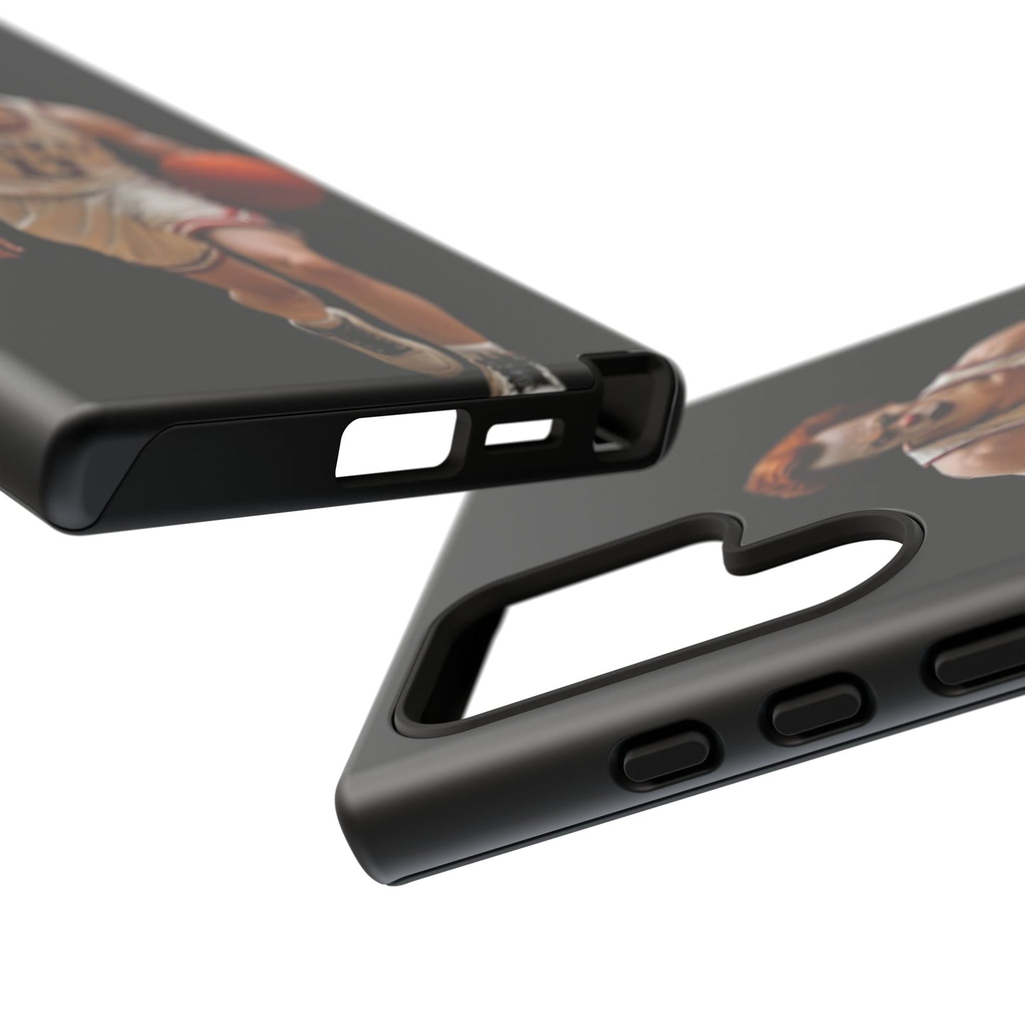 Basketball Clown Samsung and IPhone Phone Case, Tough Cases for Sports Lovers, Unique Gift for Athletes, Fun Phone Accessory, Quirky Sports Merchandise