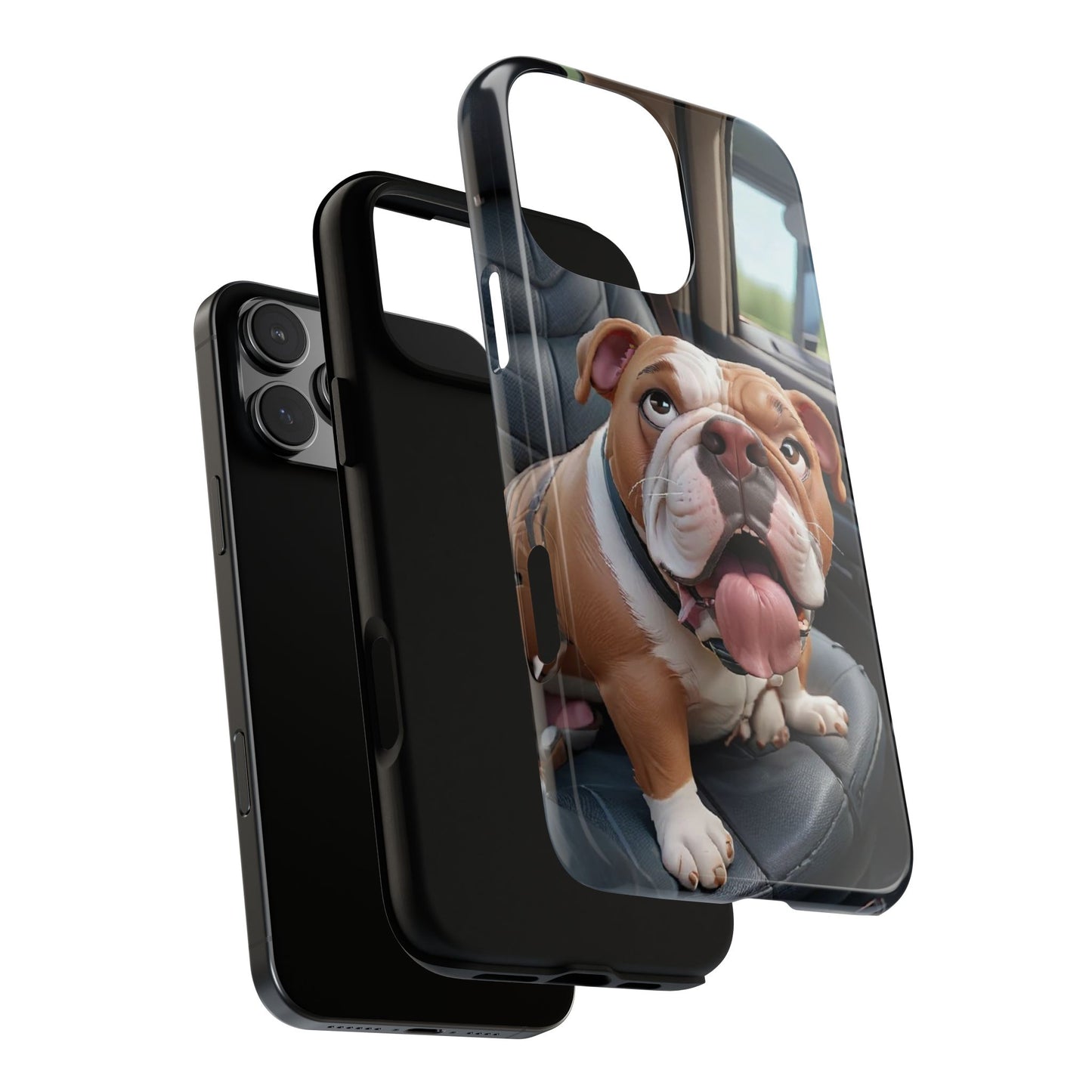 Bulldog Phone Case iPhones | Tough Cases for Animal Lovers, Cute Dog Design, Pet Gift, Phone Accessories, Dog Mom Essentials