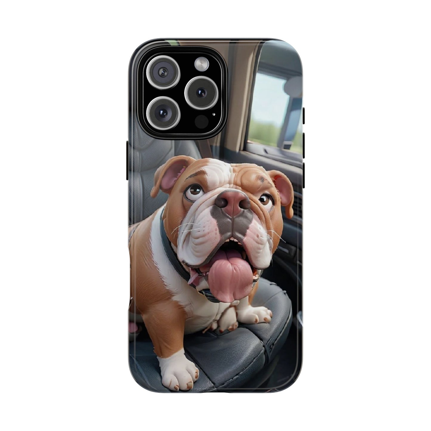 Bulldog Phone Case iPhones | Tough Cases for Animal Lovers, Cute Dog Design, Pet Gift, Phone Accessories, Dog Mom Essentials