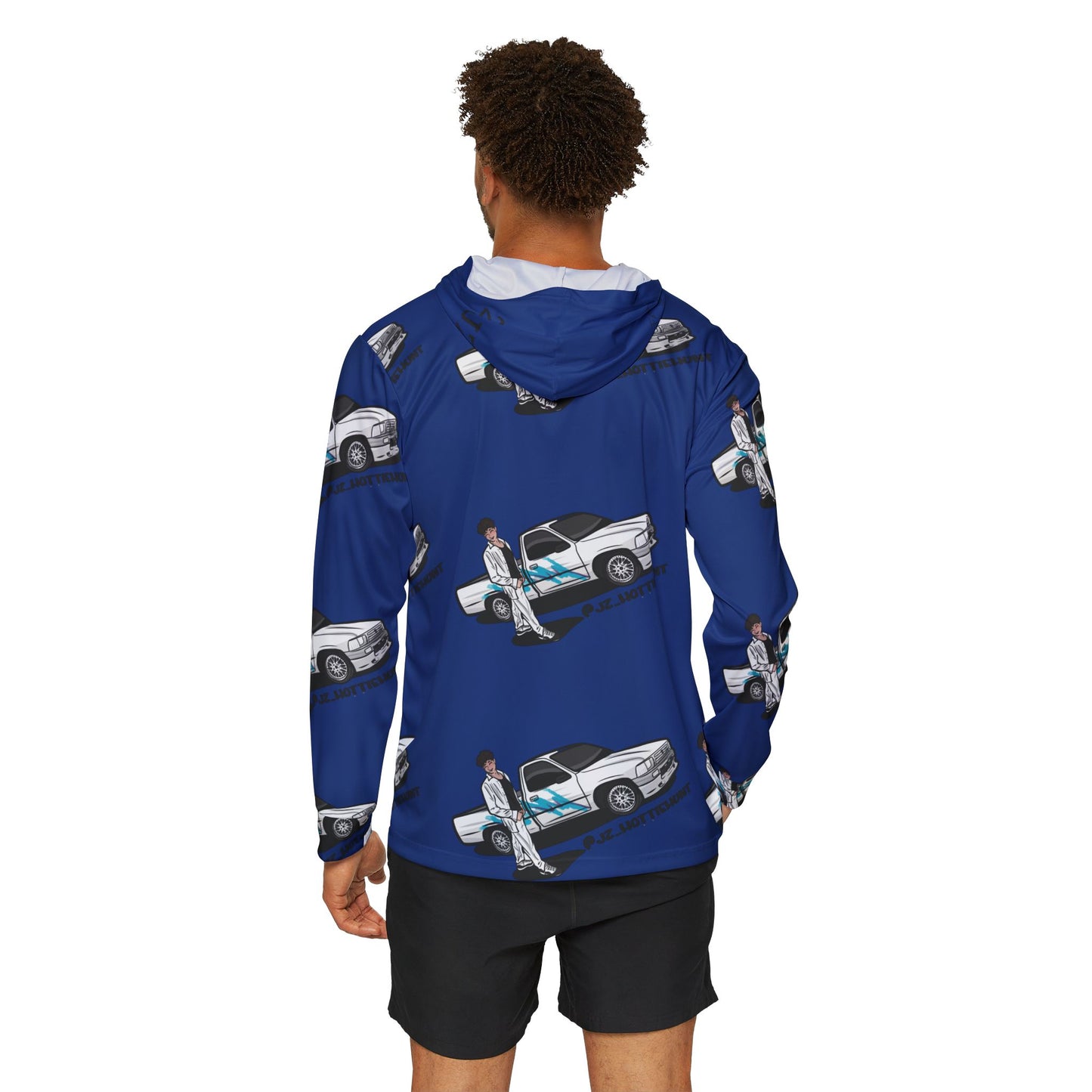 Stylish Men's Sports Hoodie, AOP Design, Perfect for Active Lifestyles, Casual Wear, Gifts for Sports Lovers, All-Occasion Apparel