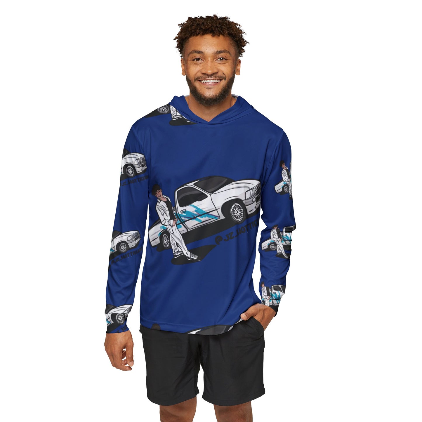 Stylish Men's Sports Hoodie, AOP Design, Perfect for Active Lifestyles, Casual Wear, Gifts for Sports Lovers, All-Occasion Apparel