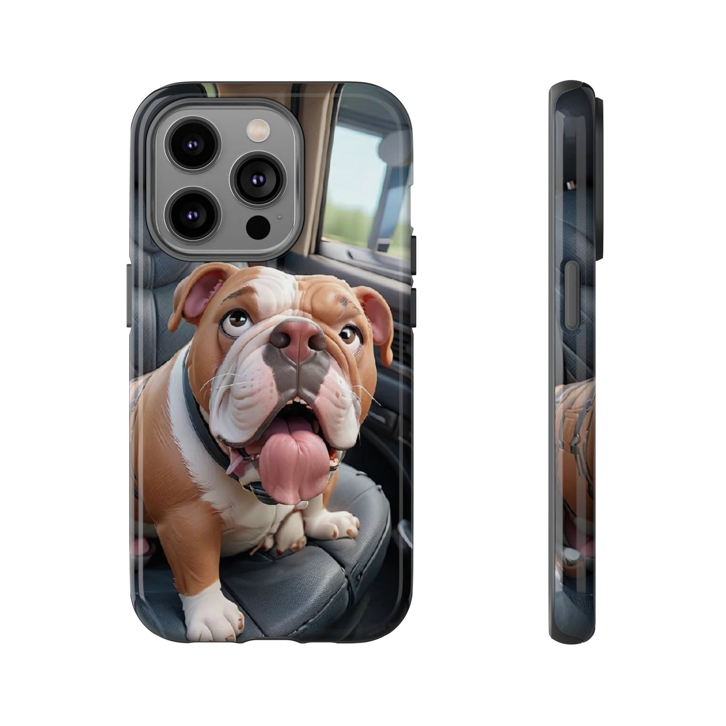 Bulldog Phone Case iPhones | Tough Cases for Animal Lovers, Cute Dog Design, Pet Gift, Phone Accessories, Dog Mom Essentials