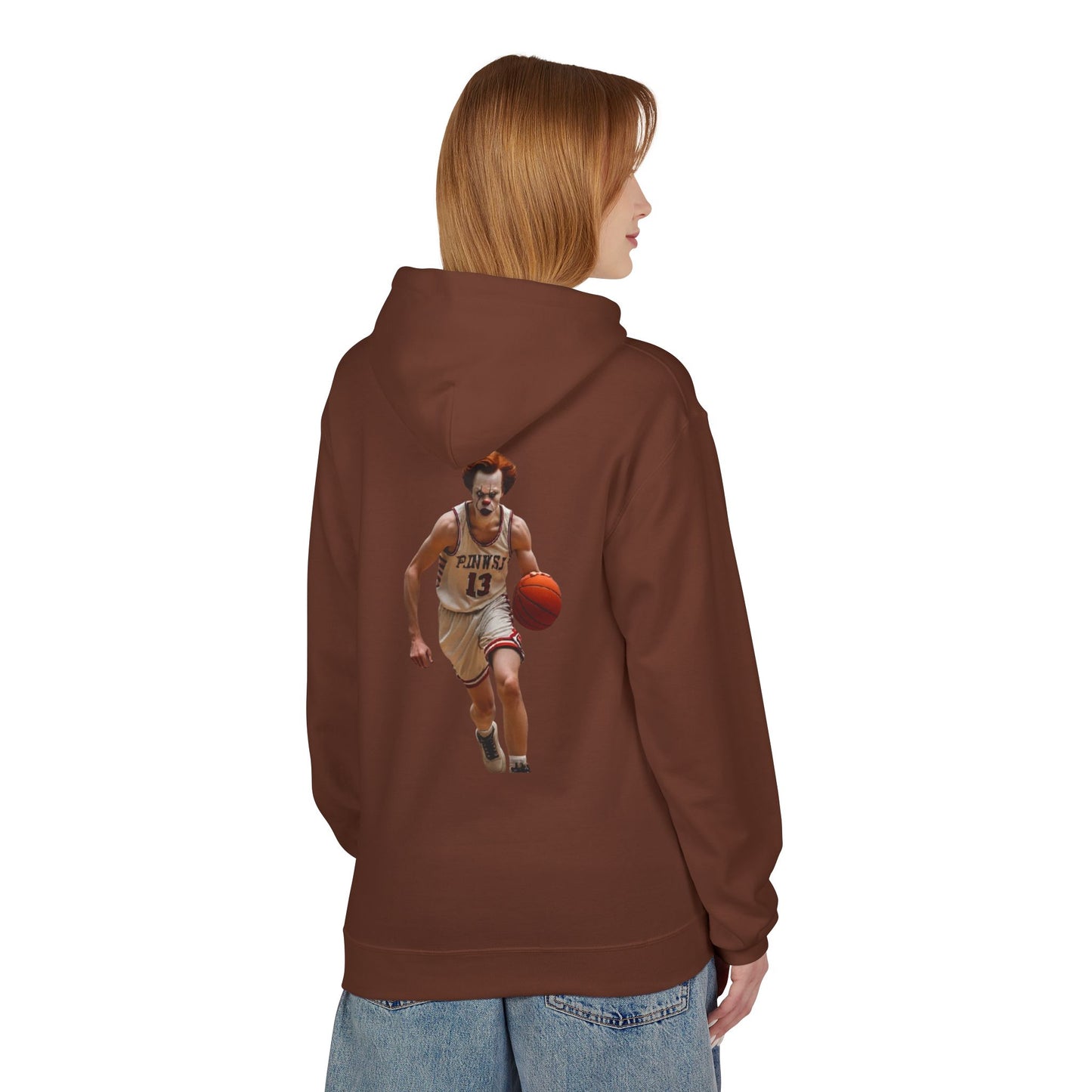 Clowning Around Fleece Hoodie - Perfect Gift for Sports Lovers, Athletes, Team Merch, Inspirational Apparel, Birthday & Game Day