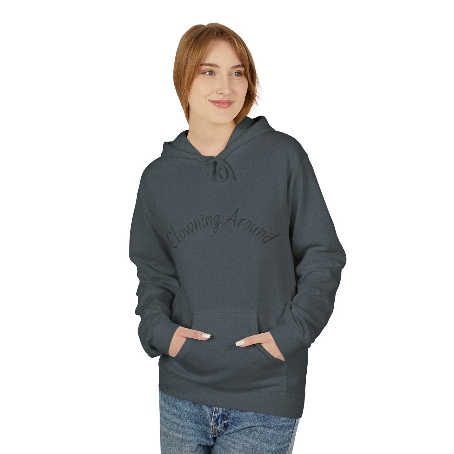 Clowning Around Fleece Hoodie - Perfect Gift for Sports Lovers, Athletes, Team Merch, Inspirational Apparel, Birthday & Game Day