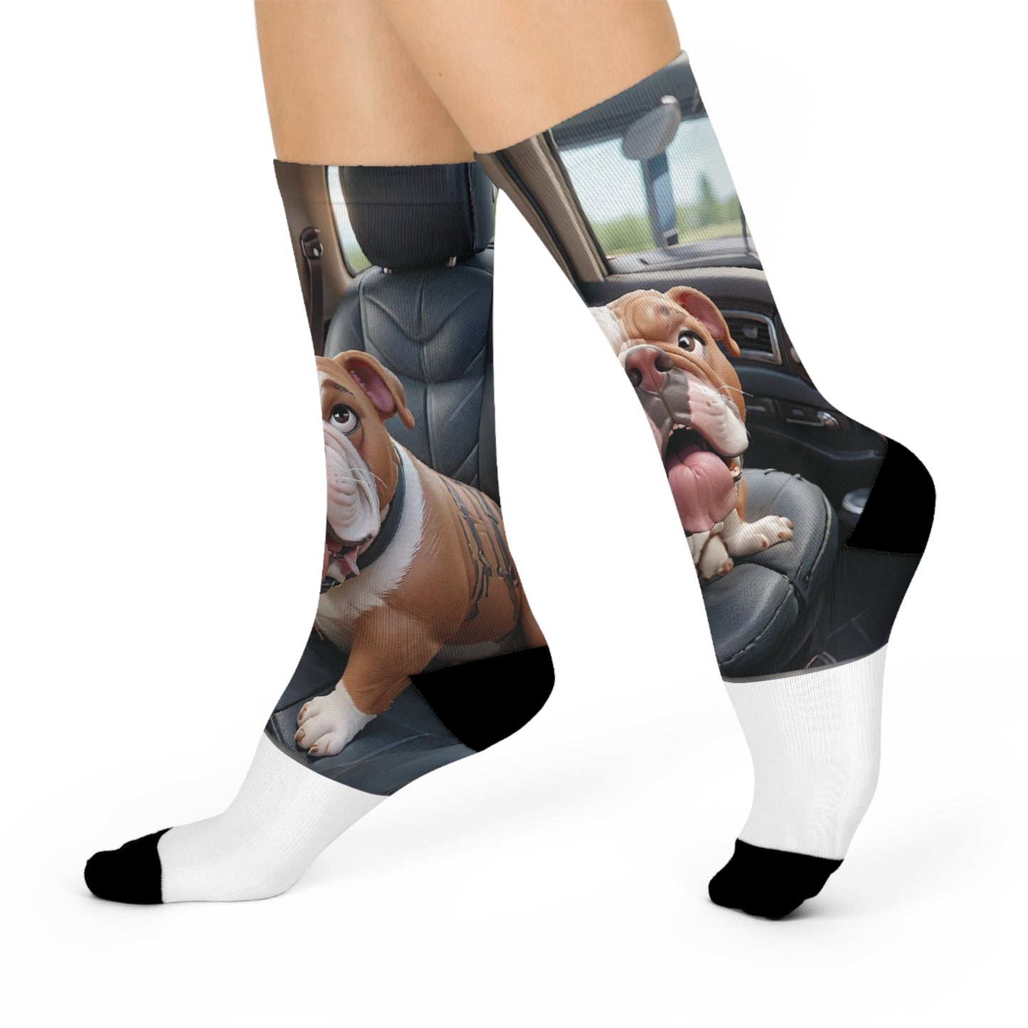 Dog Lover Cushioned Crew Socks | Cute Pet Socks for Comfort, Animal Gifts, Dog-Themed Apparel, Everyday Wear, Pet Owner Accessories