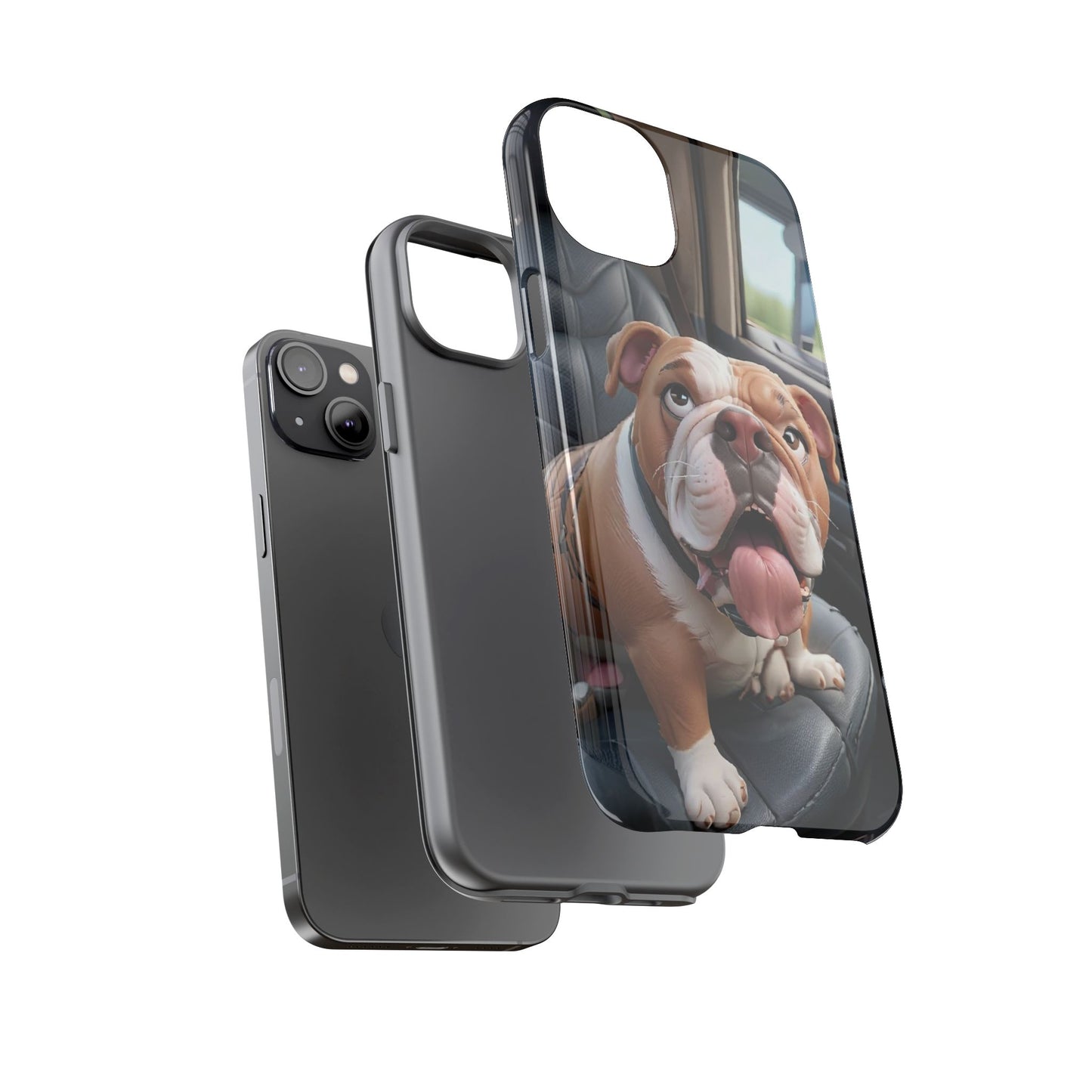 Bulldog Phone Case iPhones | Tough Cases for Animal Lovers, Cute Dog Design, Pet Gift, Phone Accessories, Dog Mom Essentials