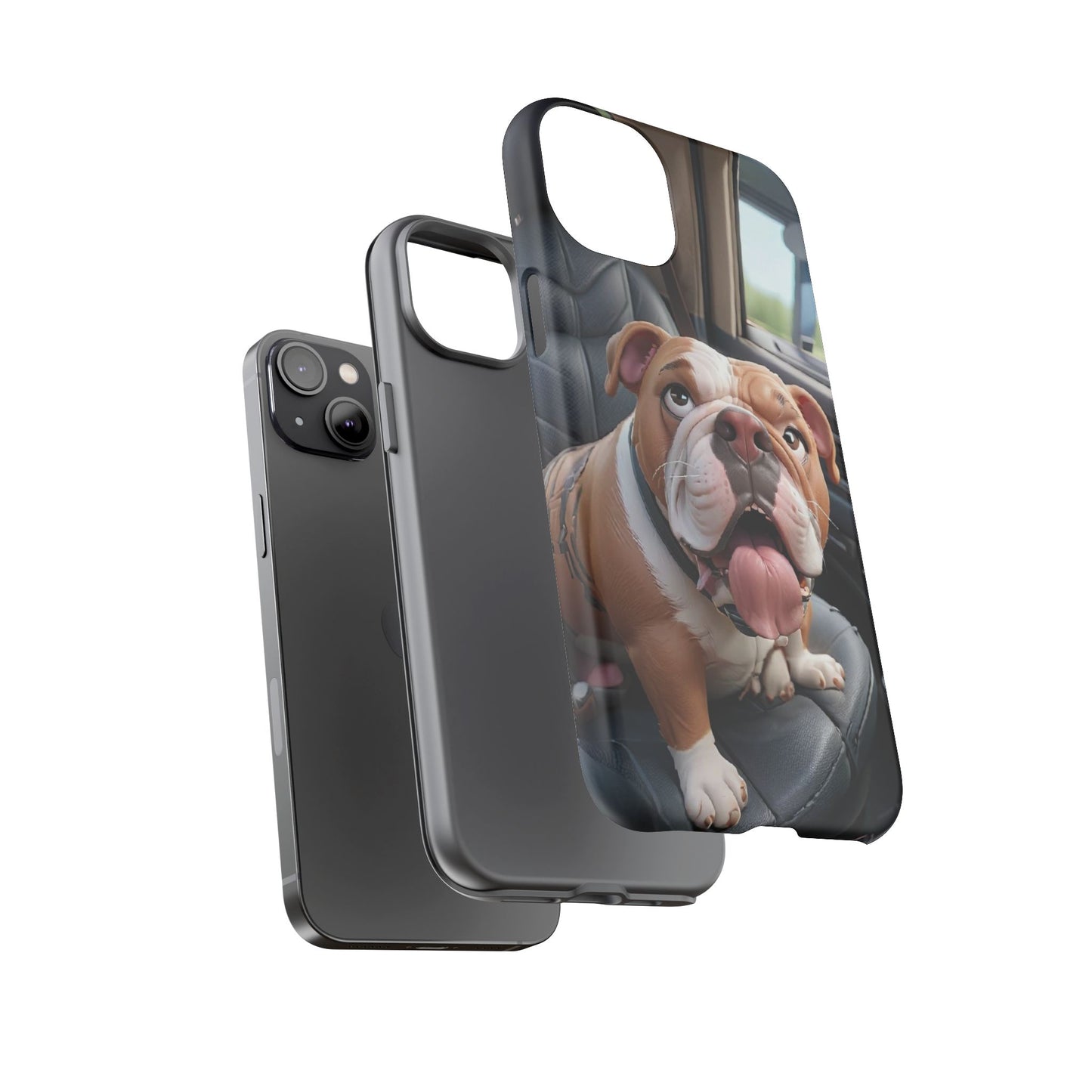 Bulldog Phone Case iPhones | Tough Cases for Animal Lovers, Cute Dog Design, Pet Gift, Phone Accessories, Dog Mom Essentials