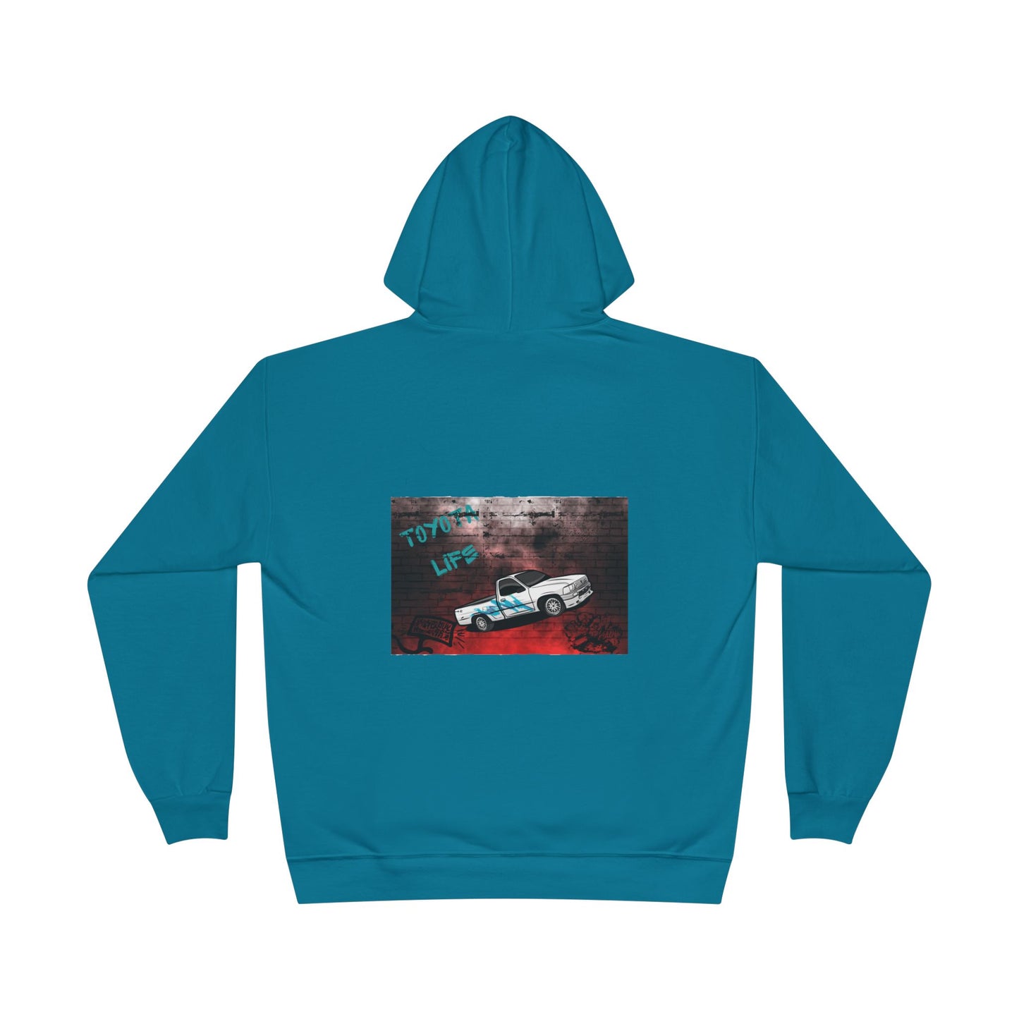 Toyota Life Hoodie — Retro Graffiti Car Pullover